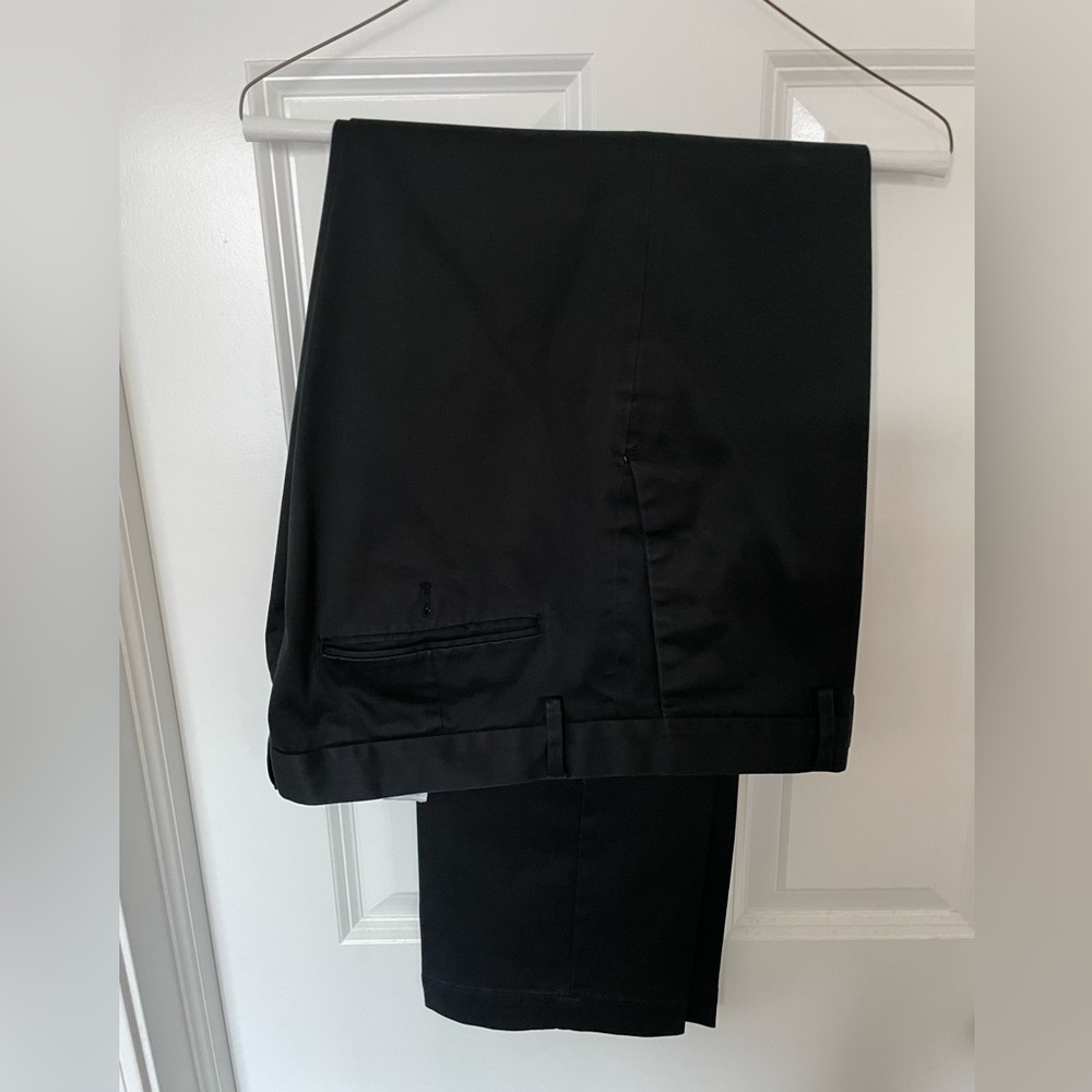 Banana Republic Aiden Slim Fit 35x32 black dress pants